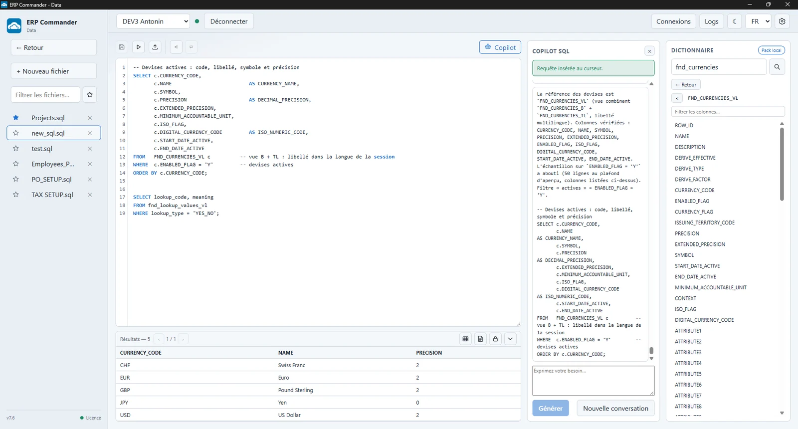 Copilot SQL